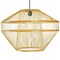 Modern Natural Bamboo Hanging Light Shade for Entryway and Living Room
